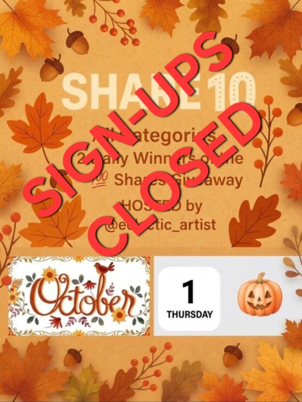 Share 10 October 01-2026 CLOSED